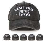 NOEMIN 59th-1966 Birthday Gifts for Men,Dad Birthday Gift - Baseball Caps Mens Cotton Adjustable Vintage