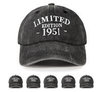 NOEMIN 74th-1951 Birthday Gifts for Men,Dad Birthday Gift - Baseball Caps Mens Cotton Adjustable Vintage
