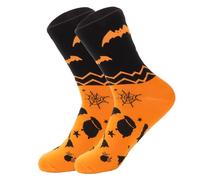 NOEMIN Halloween Socks - Fun Spooky Pumpkin Bat Witch Sock, Halloween Parties Accessories Halloween Gifts for Women & Men