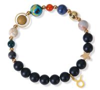 NOEMIN Zodiac Bracelets for Women - Natural Stone Planet Beads Bracelet Constellation Adjustable Astrology Bracelet Birthday Jewelry Gift for Christmas Healing Spiritual Bracelets