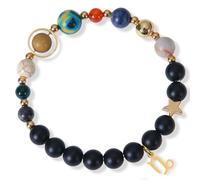 NOEMIN Zodiac Bracelets for Women - Natural Stone Planet Beads Bracelet Constellation Adjustable Astrology Bracelet Birthday Jewelry Gift for Christmas Healing Spiritual Bracelets