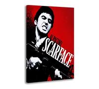 NOEMOHA AL PACINO The World Is Yours Scarfaces Classic Poster Decorative Painting Canvas Wall Posters And Art Picture Print Modern Family Bedroom Decor Posters 12x18inch(30x45cm)