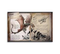 NOEMOHA Ark Wyvern Survival Evolved Poster Decorative Painting Canvas Wall Posters And Art Picture Print Modern Family Bedroom Decor Posters 08x12inch(20x30cm)