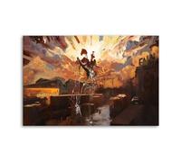 NOEMOHA Disco Art Elysium Poster Decorative Painting Canvas Wall Posters And Art Picture Print Modern Family Bedroom Decor Posters 24x36inch(60x90cm)