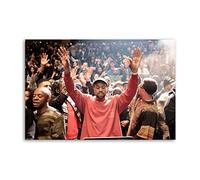NOEMOHA Kanye Music West The Life Of Pablo Rap Hip Hop Super Star Poster Decorative Painting Canvas Wall Posters And Art Picture Print Modern Family Bedroom Decor Posters 08x12inch(20x30cm)