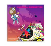 NOEMOHA Kanye.West Graduation Poster Decorative Painting Canvas Wall Posters And Art Picture Print Modern Family Bedroom Decor Posters 16x16inch(40x40cm)