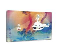 NOEMOHA Kids See Ghost Album Music Kanye,West & Kid Cudi Poster Decorative Painting Canvas Wall Posters And Art Picture Print Modern Family Bedroom Decor Posters 08x12inch(20x30cm)