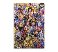 NOEMOHA Legends of All Rapper Hip Hop Music Poster Decorative Painting Canvas Wall Posters And Art Picture Print Modern Family Bedroom Decor Posters 08x12inch(20x30cm)