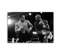 NOEMOHA Marvin Hagler Vs Roberto Duran Professional Boxing Poster Decorative Painting Canvas Wall Posters And Art Picture Print Modern Family Bedroom Decor Posters 08x12inch(20x30cm)