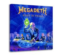 NOEMOHA Megadeth,Rust In Peace Poster Decorative Painting Canvas Wall Posters And Art Picture Print Modern Family Bedroom Decor Posters 24x24inch(60x60cm)