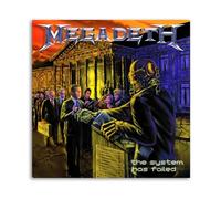 NOEMOHA Megadeth,the System Has Failed Poster Decorative Painting Canvas Wall Posters And Art Picture Print Modern Family Bedroom Decor Posters 12x12inch(30x30cm)