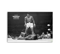 NOEMOHA Muhammad Vs Sonny Liston Poster Decorative Painting Canvas Wall Posters And Art Picture Print Modern Family Bedroom Decor Posters 16x24inch(40x60cm)