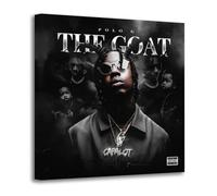 NOEMOHA Polo,G THE GOAT Art Music Album Poster Decorative Painting Canvas Wall Posters And Art Picture Print Modern Family Bedroom Decor Posters 12x12inch(30x30cm)