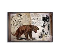 NOEMOHA Survival Evolved Thylacoleo Dossier Poster Decorative Painting Canvas Wall Posters And Art Picture Print Modern Family Bedroom Decor Posters 08x12inch(20x30cm)