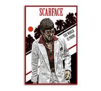 NOEMOHA The World Is Yours Tony Montana Scarfaces Poster Decorative Painting Canvas Wall Posters And Art Picture Print Modern Family Bedroom Decor Posters 16x24inch(40x60cm)