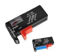 Noenaeni Universal Battery Tester, Battery Checker, No Batteries Required BT-168 Household Battery Testers Multi Size Battery Tester Checker for AA AAA C D 9V 1.5V Button Cell Batteries(Pointer Type)