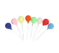 NOENNULL 1/12 Miniature Balloons 8pcs Dollhouse Decoration Accessories