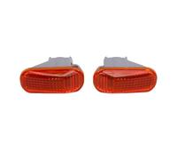 NOENNULL 1 Pair Front Side Marker Light Lamp Covers, Clearance Side Marker Light Cover Replacement for Fit Jazz 2002-2016, Integra DC5 Models 2002-2006, City 2003-2008, and Stream (Yellow)
