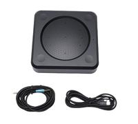 NOENNULL 10m Meeting Mic, Conference Microphone 3.5mm Omnidirectional Conference Speakerphone Noise Reduction Mic Voice Call Microphone for Meeting Rooms, Video Conferences, Remote