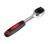NOENNULL 1PC Heavy Duty 1/4 Drive Quick Release Ratchet Socket Wrench Hand Bike Car Repairing Tool Hot