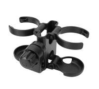 NOENNULL 3 in 1 Universal Stroller Cup Holder with Phone Holder Adjustable Drink Holder Attachment for Baby Pram, Bike, Wheelchair, Walker Shopping Cart Hands Convenient Access