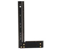 NOENNULL 300mm Fiberglass Marking Ruler Multi Functional Measuring Tool with Non Slip Base for Woodworking, Carpentry, DIY Projects, High Precision Layout Scaling Rule