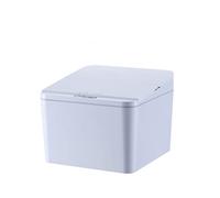 NOENNULL 4L Smart Sensor Trash Can Electric Garbage Bin Motion Sensor Waste Can Automatic Trash Bin Intelligent Induction Storage Box Foldable Opening Cover for Desktop Car (Gray)