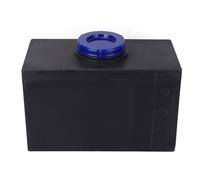 NOENNULL 5 Gallon Water Tank, Water Tanks Plastic RV Waste Water Storage Tank Black RV Water Tank Heat and Cold Resistance Large Square Water Tank for Trailers Boats Yachts, 15.7 X 9.8 X 7.9in