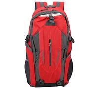 NOENNULL 6 Colors 40L Waterproof Backpack Shoulder Bag For Outdoor Sports Climbing Camping Hiking (Red)