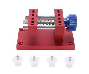 NOENNULL 80mm Adjustable Watch Case Holder, Metal Watch Stand for Watchmakers Red, Movement Holder Base, Practical Tool for Watch Repairers, Replacement of the