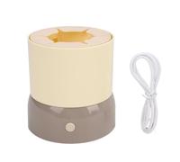 NOENNULL Baby Milk Bottle Shaker, Automatic Baby Bottle Maker, USB Charging, Portable Warmer, Quiet Hand Held Milk Mixer, Mixer for Toddlers (Khaki)