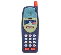 NOENNULL Baby Toy Phone - Fun Learning Educational Mobile Phone for Toddlers, Interactive Plastic Music Telephone with Lights & Sounds, Pretend Play Toy for Boys and Girls (Dark Blue)