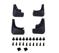 NOENNULL Black Mud Flaps for Car Mud Flaps Splash Guards 4Pcs Front & Rear Car Universal Fit Black Splash Guards Replacement