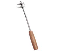 NOENNULL Bonsai Branch Bender Tool, 16.7in Stainless Steel Bonsai Branch Bending Tool Adjustable Bonsai Styling Bender Wrench with Wood Handle for Gardening Shaping Branches, Landscaping