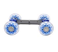 NOENNULL Camera Dolly Wheel 10Kg Load Rail Roller Rail Slider Mini Desktop Dolly Skater Car for DSLR Camera Camcorder