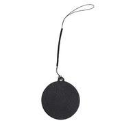 NOENNULL Camera Lens Cap Sticker, Prevent Lost Anti Drop Sticker for Mini41 Camera with Rope, Easy Installation PU Cap Keeper, Compact Portable Outdoor Gear (Black)