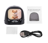 NOENNULL Car Dashboard Robot Smart AI Car Emotional Expression Electronic Pet Companion AI Vehicle Robot Electronic Pet Partner for Driving Smart Conversation (Black)