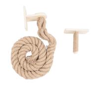 NOENNULL Cat Climber with WAL Mounted Rope, Scratching Post, Rest Sanctuary and Interactive Cat Toys for Feline Habits and Endless Entertainment