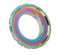 NOENNULL Centerlock Lockring Aluminum Alloy Smooth CNC Machining Disc Rotor Lock Ring for Mountain Bike, 1 X Centerlock Lockring (Blue #11)
