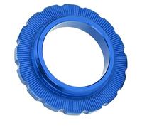 NOENNULL Centerlock Lockring Aluminum Alloy Smooth CNC Machining Disc Rotor Lock Ring for Mountain Bike, 1 X Centerlock Lockring (Blue #14)