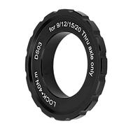 NOENNULL Centerlock Lockring Aluminum Alloy Smooth CNC Machining Disc Rotor Lock Ring for Mountain Bike, 1 X Centerlock Lockring (Black)