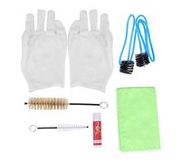 NOENNULL Cleaning Set for Trumpet, Trombone, Tuba, Horn, Tool with Cleaning Cloth, Brush Gloves