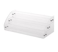 NOENNULL Clear Nail Polish Paint Organizer Holder Rack Shelf 2/3/4/5/6/7 Tier Acrylic Tattoo Ink Essential Oil Display Stand (3 Layers)
