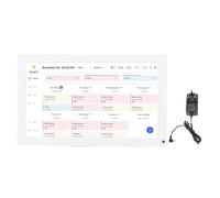 NOENNULL Digital Calendar 15.6 Inch Wall Planner Digital Calendar Chore Chart Smart Touchscreen Interactive Display for Family Schedules Wall Desk Mount APP Control 32GB Memory Wall (UK Plug)