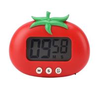 NOENNULL Digital Kitchen Timer Kids, Cooking Timer with Loud Alarm, Sweet Tomato, Magnetic Electronic Countdown For Learning and Cooking in the Kitchen