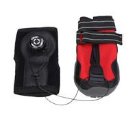 NOENNULL Dog Foot Brace, Breathable Integrated Abrasion Proof Non Slip Sole Bottom Dog Protector Shoe Foot Protector, Thoughtfully Designed with Extra Grip Space At the Front (L)