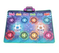 NOENNULL Double Player Dance Mat for Kids Interactive Electronic Dance Game Pad with 8 Challenging Levels, Non Slip Floor Mat for Boys Girls Fun Fitness Activity Toy for Home Play