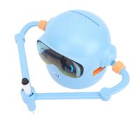NOENNULL Educational Smart Drawing Robot Cute Painting Learning Toy for Kids with 100 Cards and 12 Colorful Pens, Safe Design and Simple User Experience for Girls and Boys, ABS Material