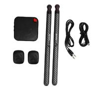 NOENNULL Electronic Air Drum Kit, Virtual Sensing Drum Sticks with Bluetooth Speaker - Wireless Practice Set for Silent Drumming, Portable Musical Instrument