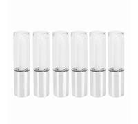 NOENNULL Empty Lip Gloss Tubes, 45pcs 1.2ml Clear Mini Lip Gloss Tubes, Empty Balm Containers with Silver Lid Lipstick Samples